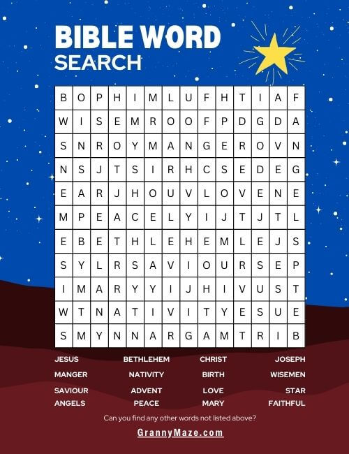 Large Print Christmas Word Search Fun For Seniors: Easy To See & Play